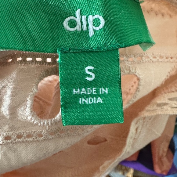 Dip Embroidered Crop Top Coastal Cottagecore Women’s Size Small - Picture 6 of 9